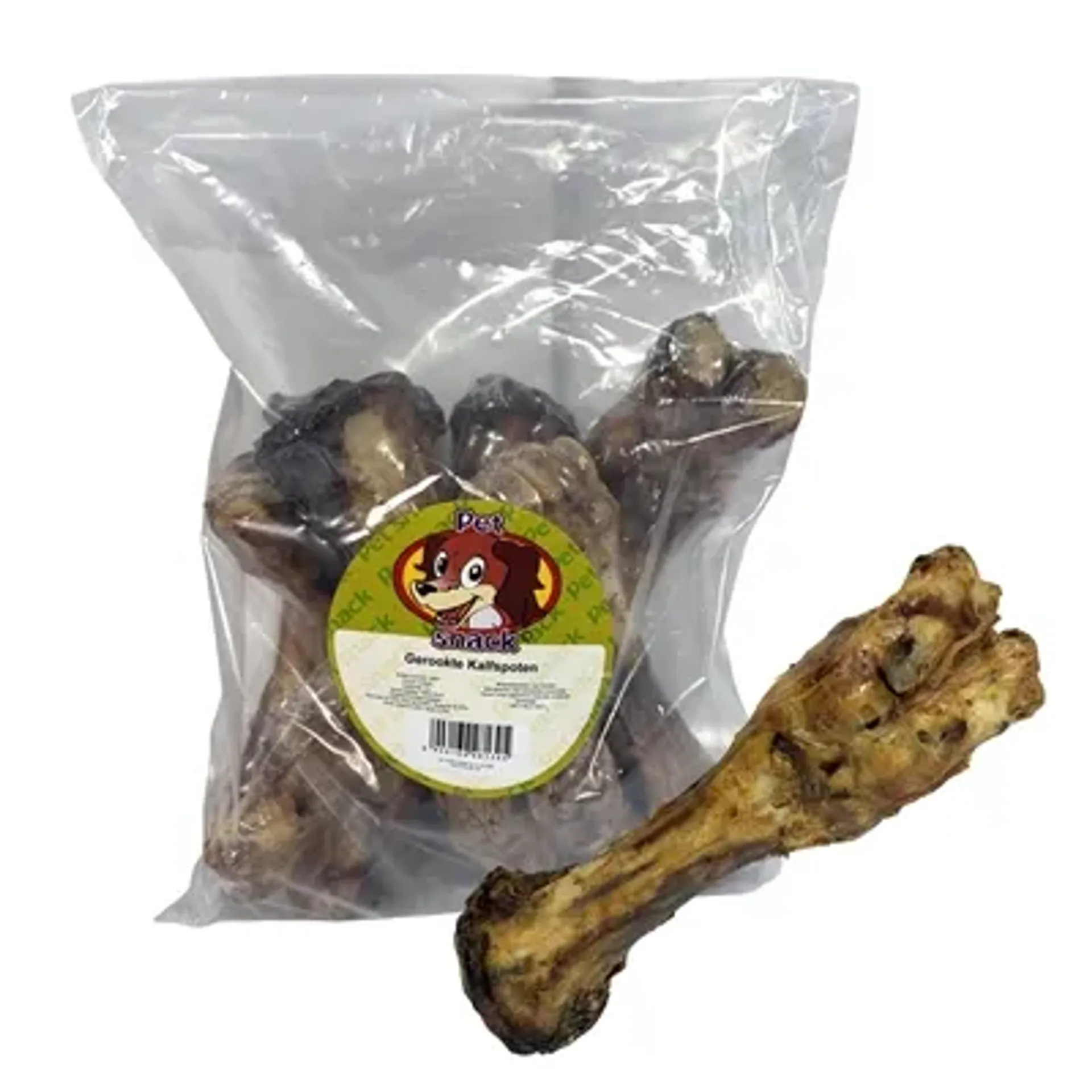 PETSNACK GEROOKTE KALFSPOTEN 6 ST