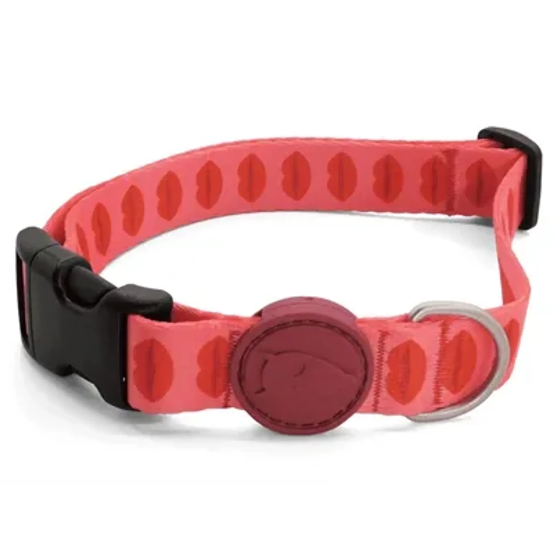 MORSO HALSBAND GERECYCLED LIPSTICK ROZE 37-58X2,5 CM