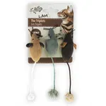 AFP MUIS THE TRIPLETS LAMSWOL MET CATNIP ASSORTI 7X7X3 CM 3 ST AFP MUIS THE TRIPLETS LAMSWOL MET CATNIP ASSORTI 7X7X3 CM 3 ST