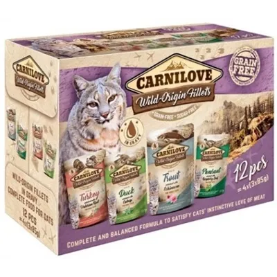 CARNILOVE POUCH MULTIPACK 12X85 GR CARNILOVE POUCH MULTIPACK 12X85 GR