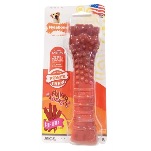 NYLABONE TEXTURED DURA CHEW BEEF JERKEY VOOR HARDE BIJTERS VANAF 23 KG NYLABONE TEXTURED DURA CHEW BEEF JERKEY VOOR HARDE BIJTERS VANAF 23 KG