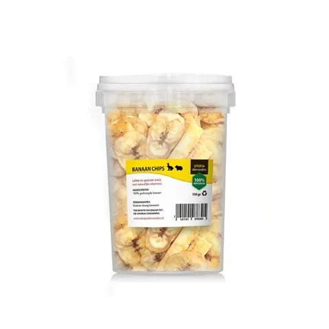UTOPIA BANAAN CHIPS 150 GR UTOPIA BANAAN CHIPS 150 GR