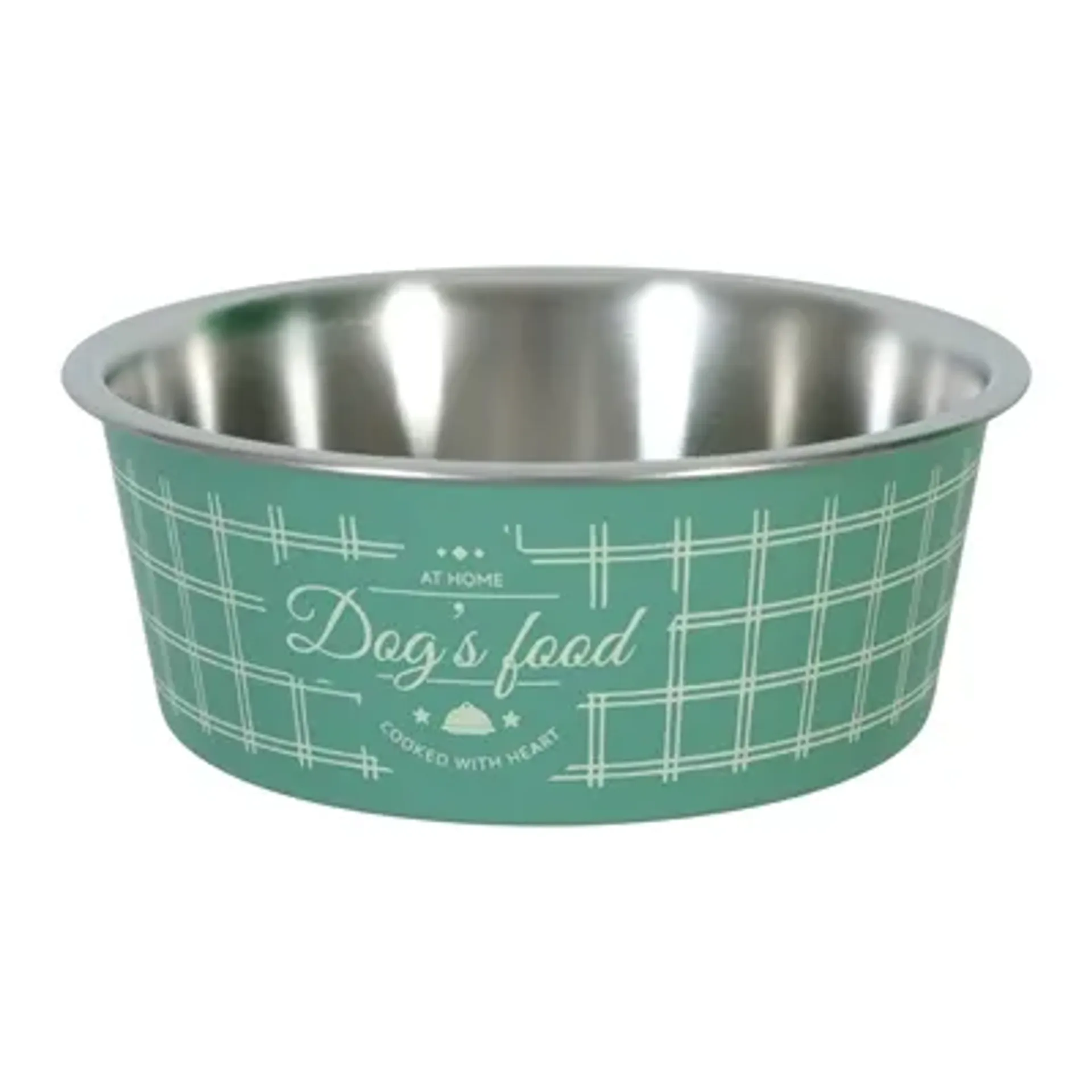 ZOLUX FOOD VOERBAK HOND GROEN 15 CM 750 ML