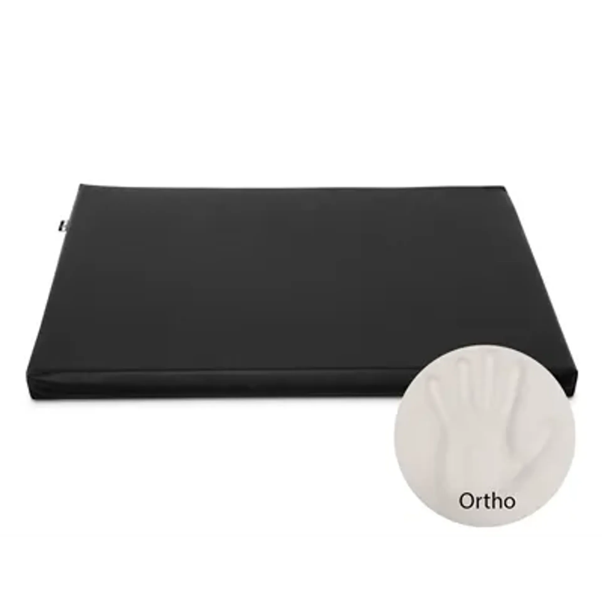 BIA BED MATRAS ORTHOPEDISCH LIGBED ZWART 105X66X5 CM