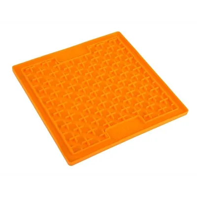 LICKIMAT BUDDY ORANJE 20X20 CM LICKIMAT BUDDY ORANJE 20X20 CM