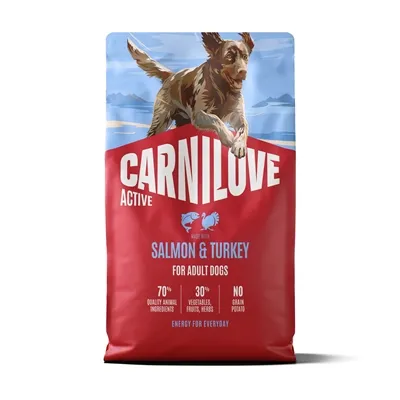 CARNILOVE ACTIVE ADULT ALL BREEDS SALMON / TURKEY 4 KG CARNILOVE ACTIVE ADULT ALL BREEDS SALMON / TURKEY 4 KG