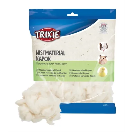 TRIXIE NESTMATERIAAL KAPOK CREME 100 GR TRIXIE NESTMATERIAAL KAPOK CREME 100 GR