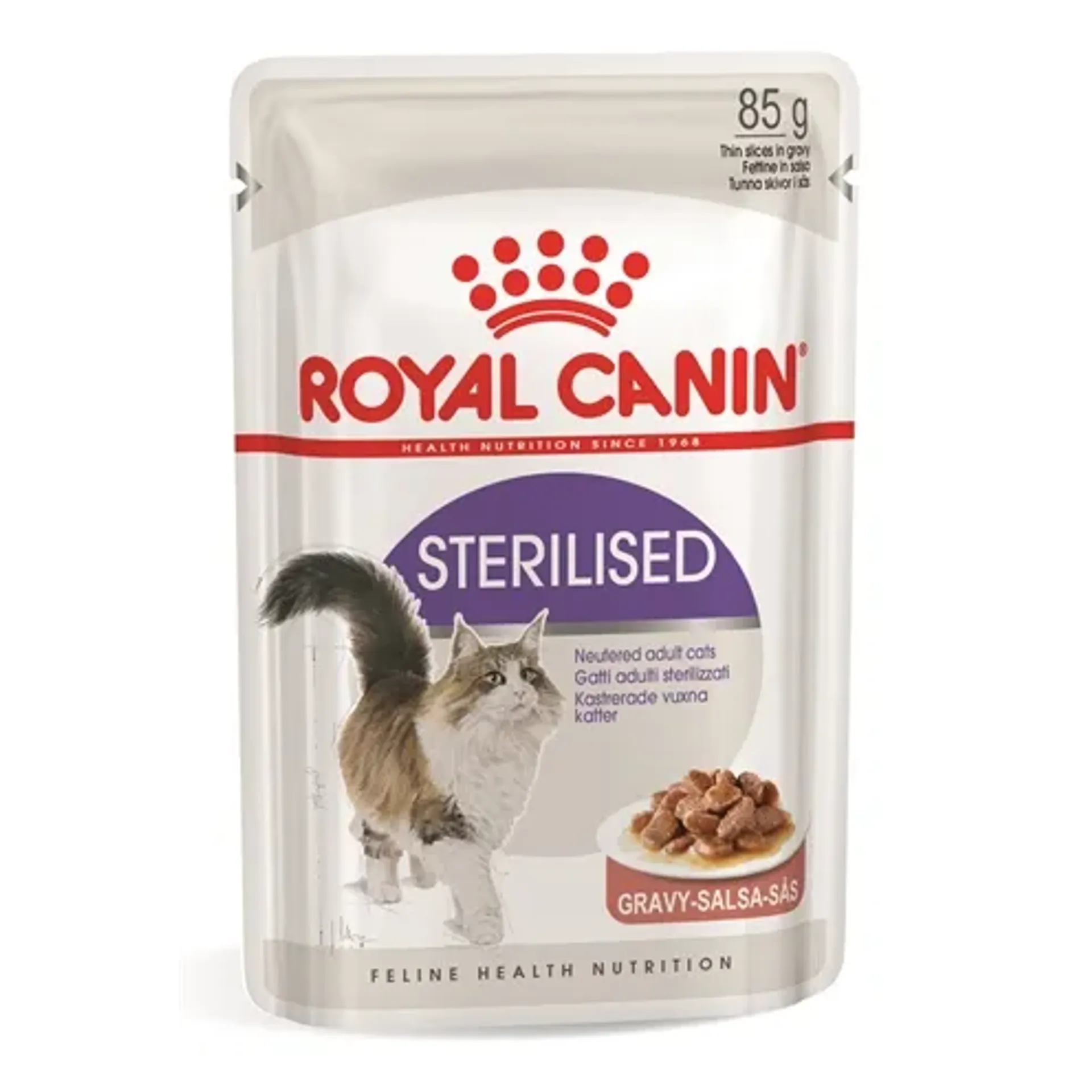 ROYAL CANIN FELINE STERILISED IN GRAVY 12X85 GR