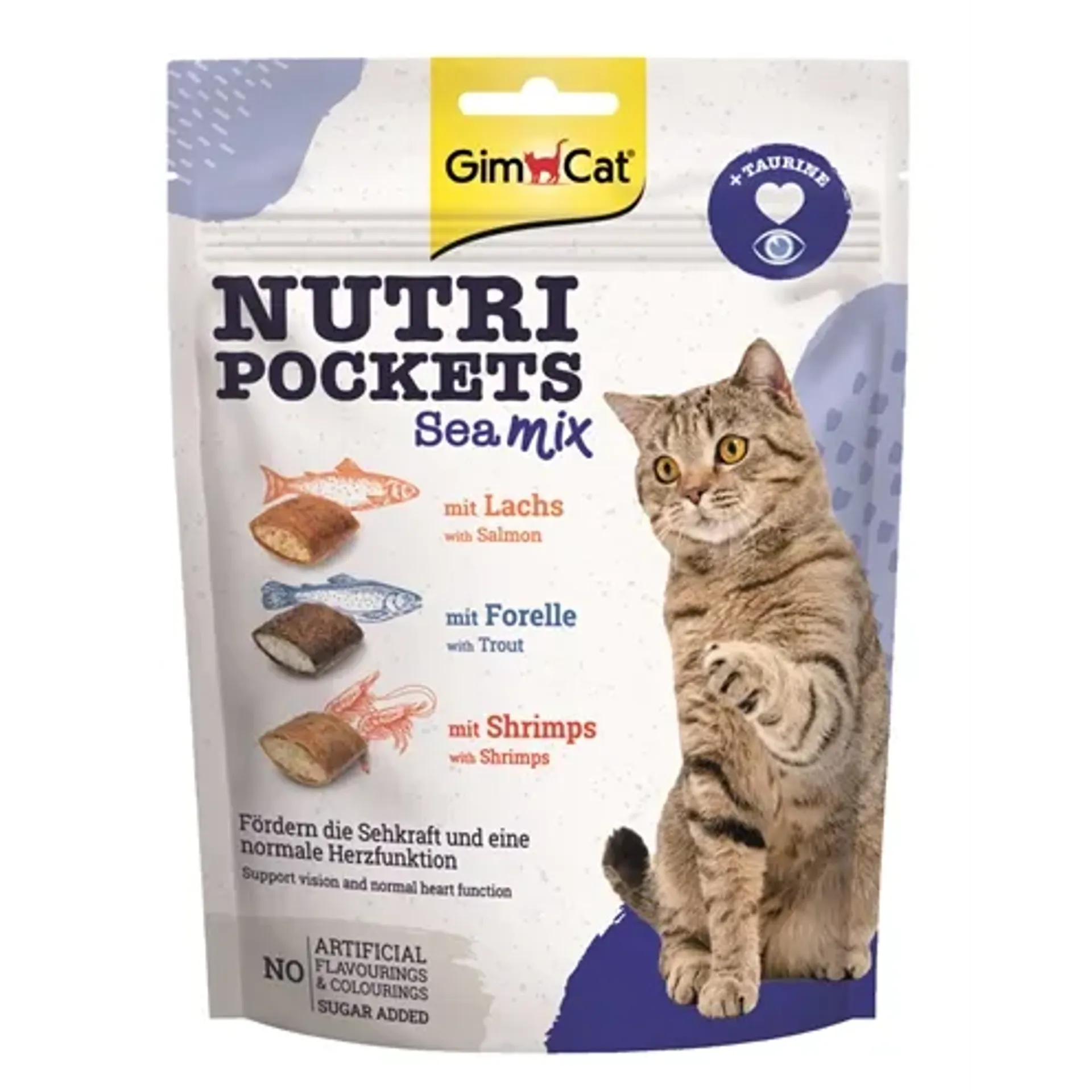 GIMCAT NUTRI POCKETS SEA MIX 150 GR