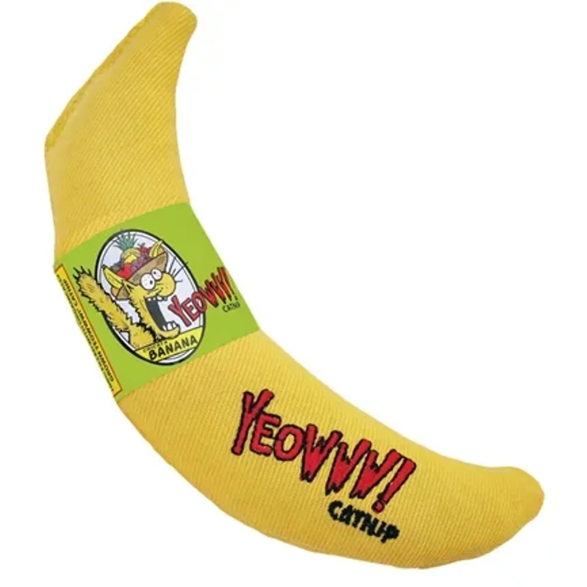 YEOWWW BANAAN MET CATNIP 18 CM
