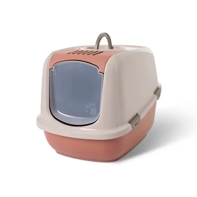 SAVIC KATTENBAK NESTOR JUMBO CHAMPAGNE ROZE / TERRACOTTA 66,5X48,5X46,5 CM SAVIC KATTENBAK NESTOR JUMBO CHAMPAGNE ROZE / TERRACOTTA 66,5X48,5X46,5 CM