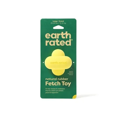 EARTH RATED FETCH TOY RUBBER 10X6,5X10 CM EARTH RATED FETCH TOY RUBBER 10X6,5X10 CM