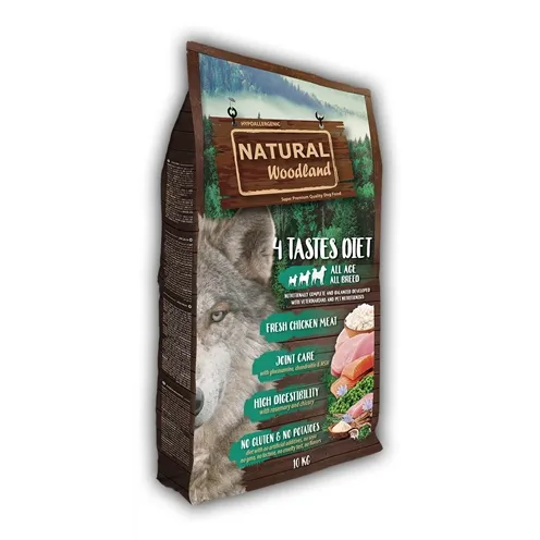 NATURAL WOODLAND 4 TASTES DIET 10KG NATURAL WOODLAND 4 TASTES DIET 10KG