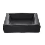 BIA BED KUNSTLEER HOES HONDENMAND ZWART BIA-3 70X60X15 CM BIA BED KUNSTLEER HOES HONDENMAND ZWART BIA-3 70X60X15 CM