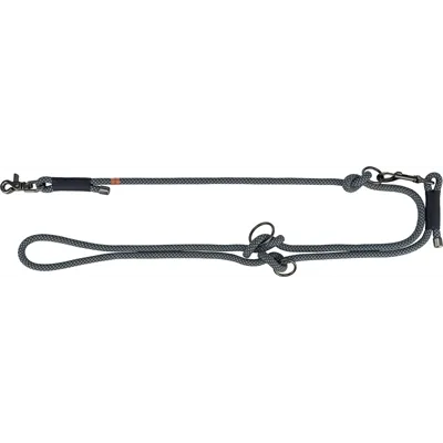 TRIXIE SOFT ROPE HONDENRIEM VERSTELBAAR ZWART / GRIJS 200X1 CM TRIXIE SOFT ROPE HONDENRIEM VERSTELBAAR ZWART / GRIJS 200X1 CM
