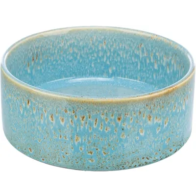 TRIXIE VOERBAK / DRINKBAK KERAMIEK BLAUW 16X16 CM 900 ML TRIXIE VOERBAK / DRINKBAK KERAMIEK BLAUW 16X16 CM 900 ML