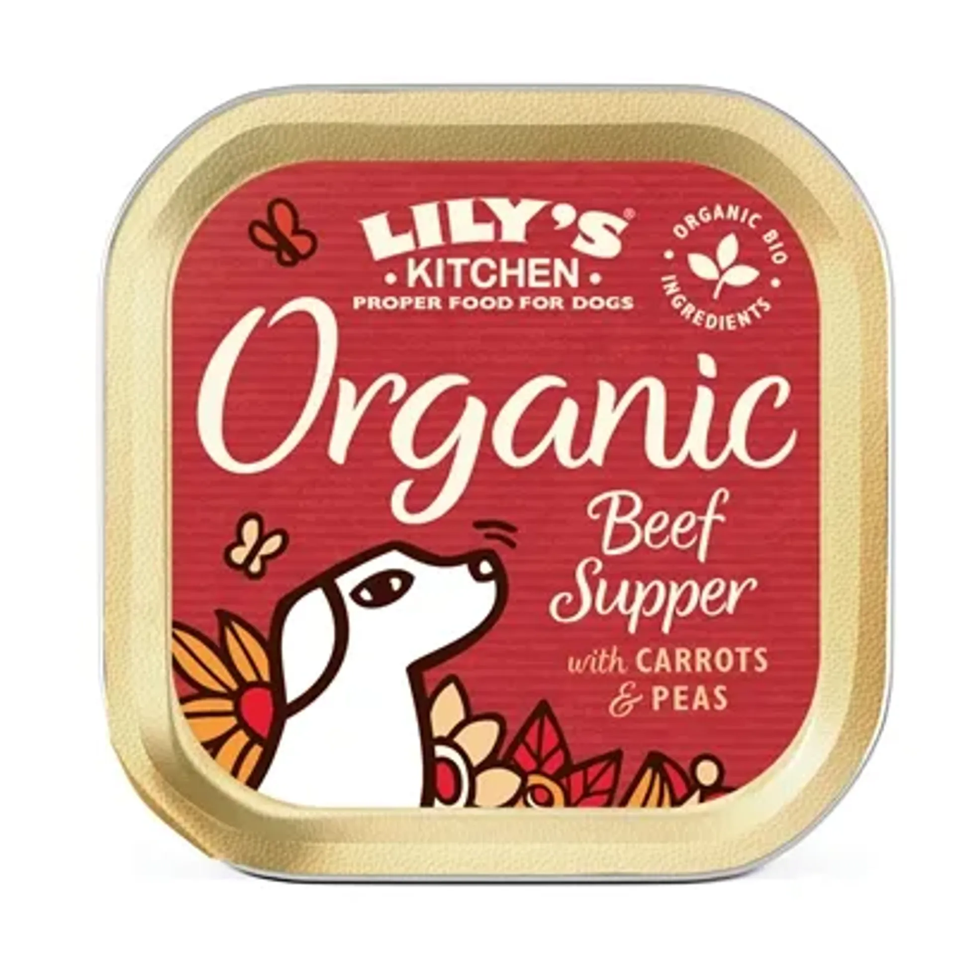LILY’S KITCHEN DOG ORGANIC BEEF SUPPER 11X150 GR