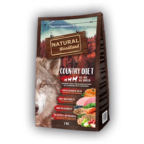 NATURAL WOODLAND COUNTRY DIET 2 KG NATURAL WOODLAND COUNTRY DIET 2 KG