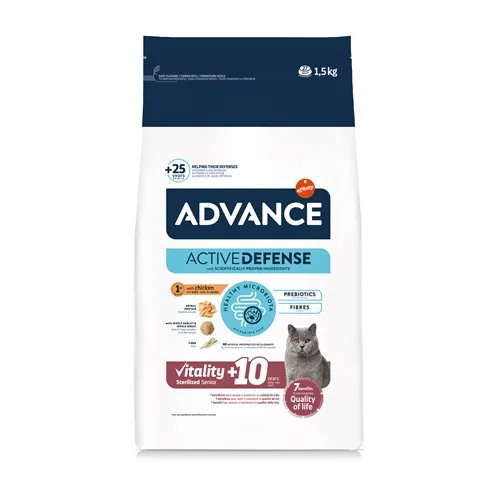 ADVANCE CAT STERILIZED SENSITIVE SENIOR 10+ 1,5 KG ADVANCE CAT STERILIZED SENSITIVE SENIOR 10+ 1,5 KG