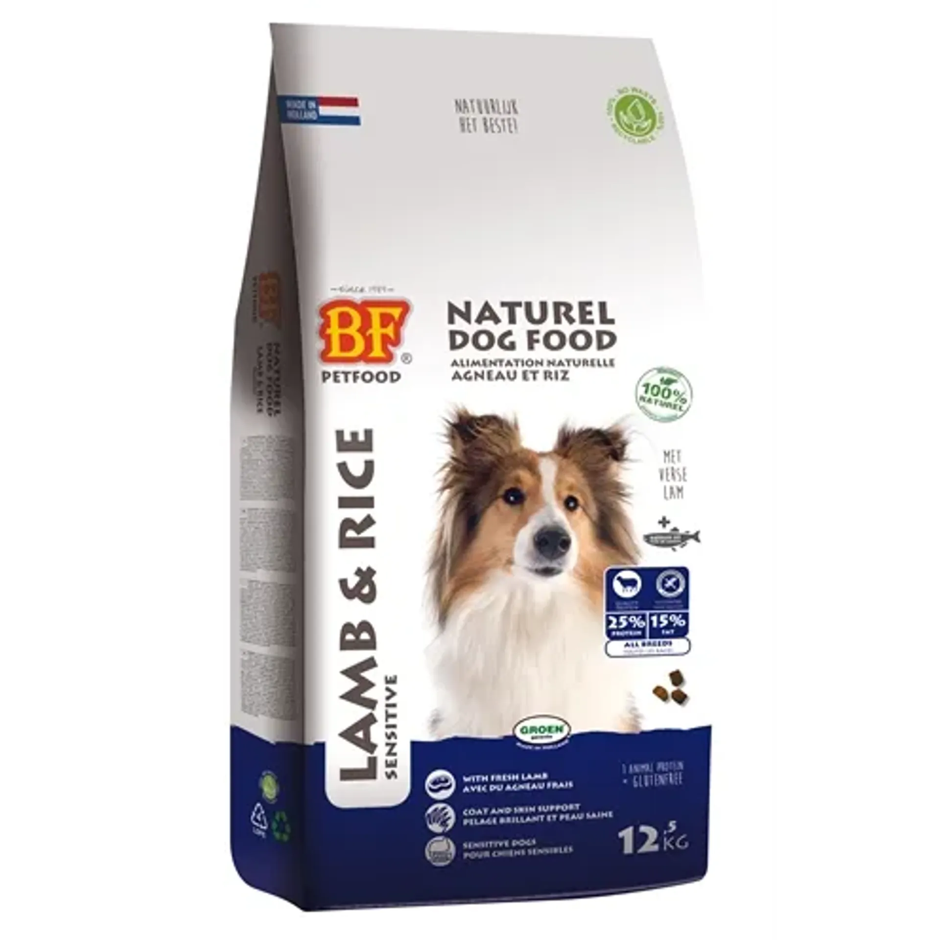 BF PETFOOD LAM / RIJST 12,5 KG