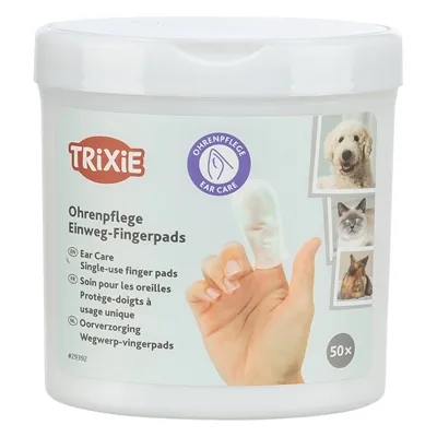 TRIXIE EAR CARE VINGERPADS 50 ST TRIXIE EAR CARE VINGERPADS 50 ST