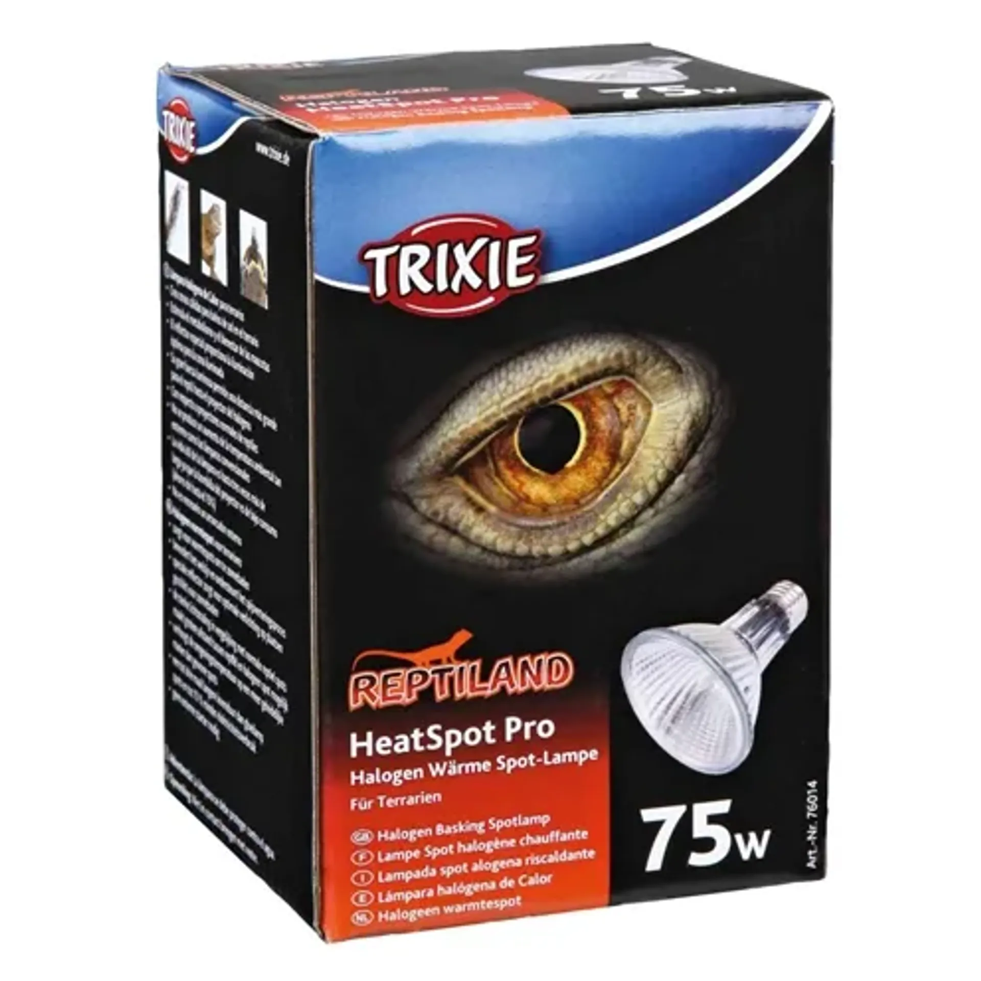 TRIXIE REPTILAND HEATSPOT PRO WARMTELAMP HALOGEEN 75 WATT 8,1X8,1X10,8 CM