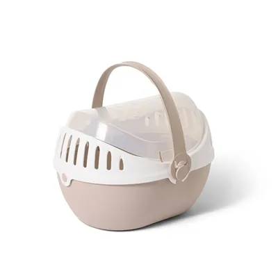 SAVIC TRANSPORTBOX ELMO CHAMPAGNE / WIT 36X28X22 CM SAVIC TRANSPORTBOX ELMO CHAMPAGNE / WIT 36X28X22 CM
