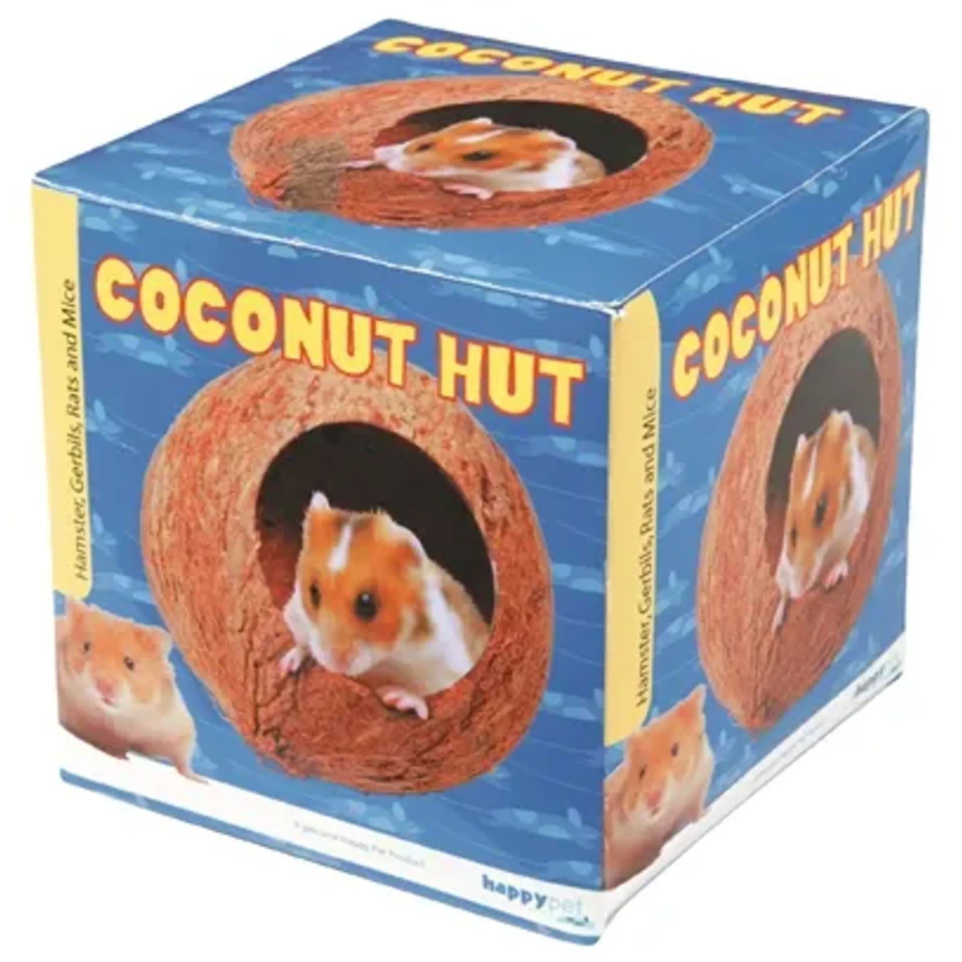 HAPPY PET COCONUT HUT 12X11X11 CM