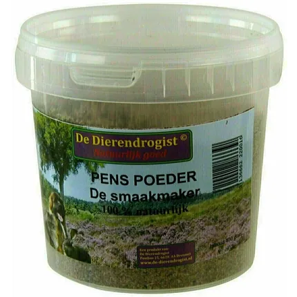 DIERENDROGIST GEMALEN PENSPOEDER 400 GR DIERENDROGIST GEMALEN PENSPOEDER 400 GR