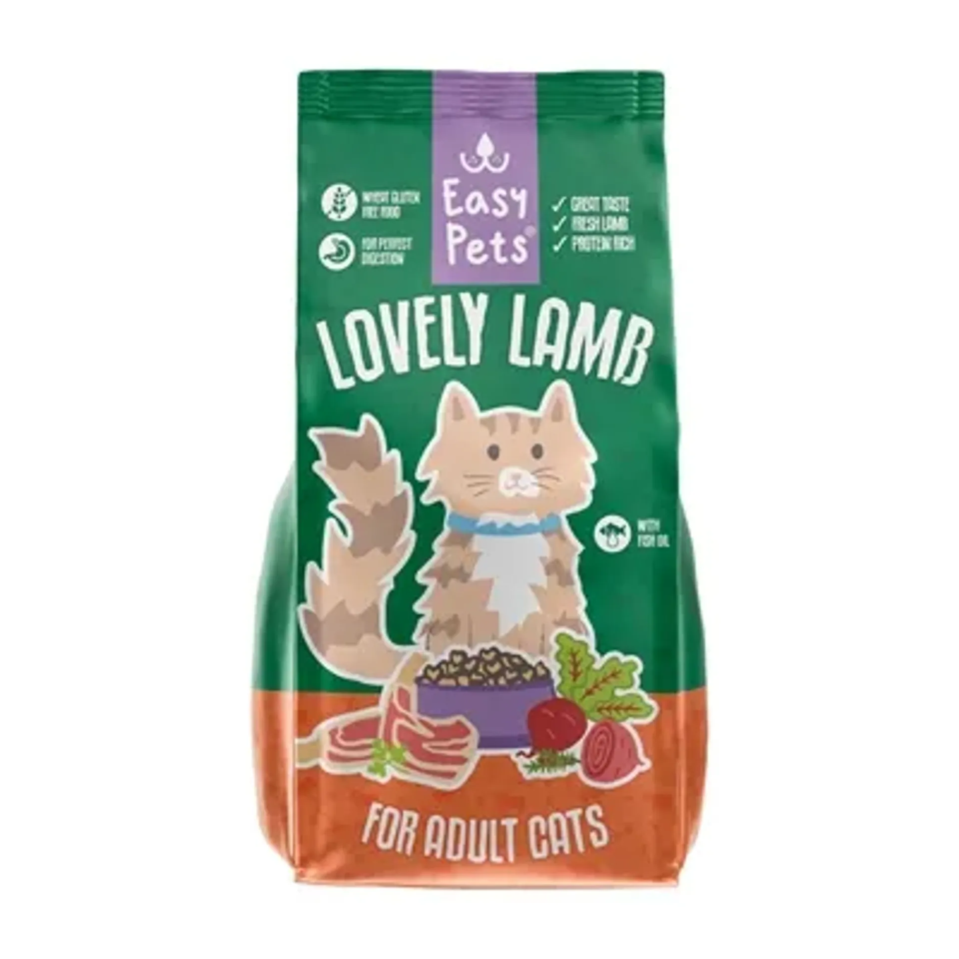 EASYPETS LOVELY LAMB ADULT KATTENVOER 1,5 KG