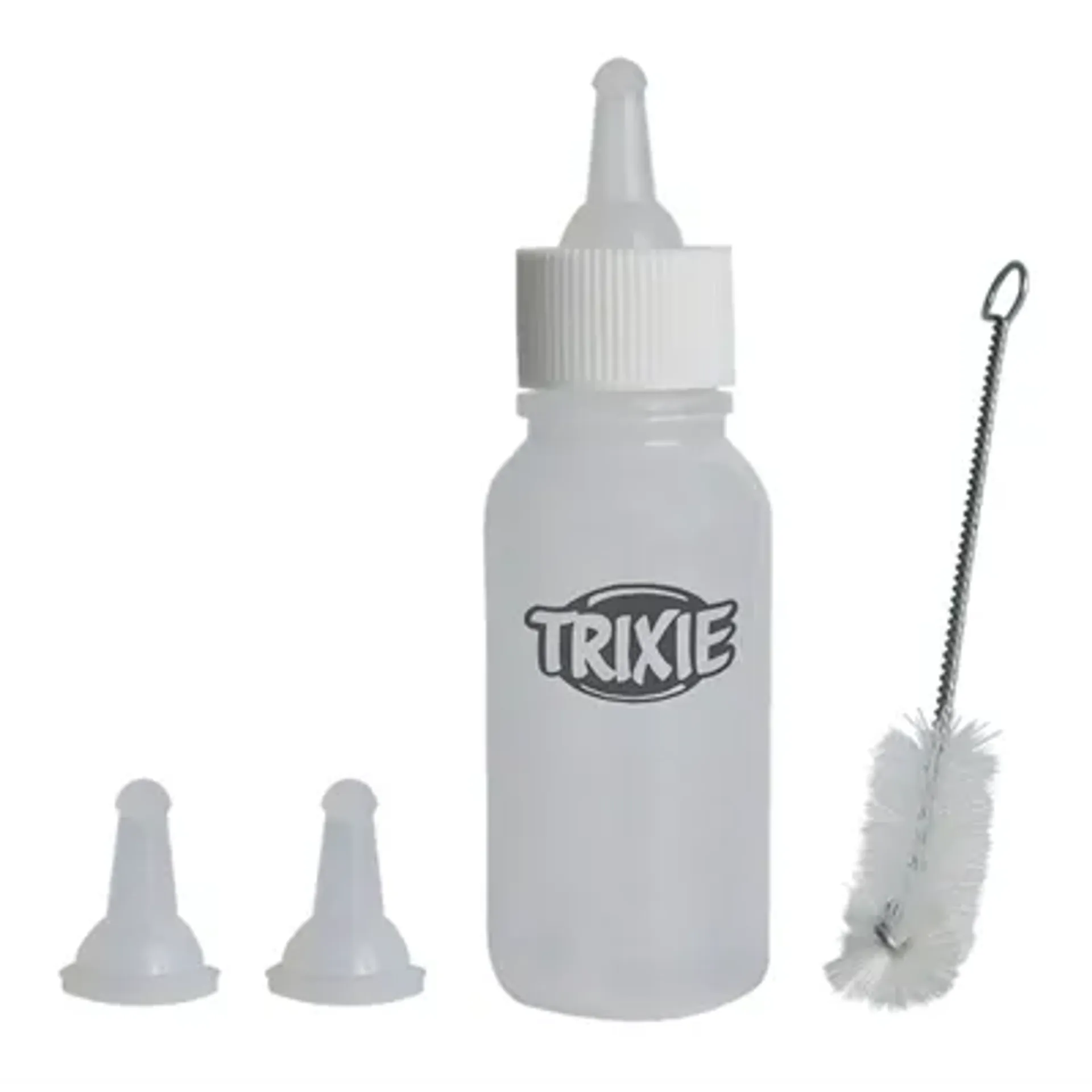 TRIXIE ZUIGFLESJE VOEDINGSSET INCLUSIEF BORSTEL 57 ML