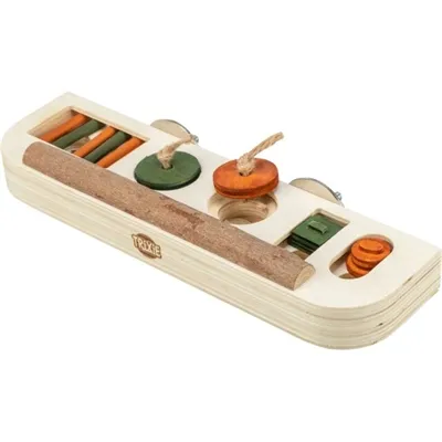 TRIXIE SNACKSPEELGOED HOUT 25X9X4 CM TRIXIE SNACKSPEELGOED HOUT 25X9X4 CM
