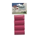 TRIXIE HONDENPOEPZAKJES ROZENGEUR ROZE 4X20 ST TRIXIE HONDENPOEPZAKJES ROZENGEUR ROZE 4X20 ST