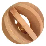 TRIXIE BAL HOUT MET BEL 6 CM TRIXIE BAL HOUT MET BEL 6 CM