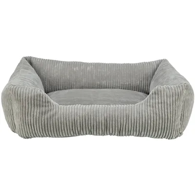 TRIXIE HONDENMAND VITAL JONNA RIBFLUWEEL GRIJS 100X70 CM TRIXIE HONDENMAND VITAL JONNA RIBFLUWEEL GRIJS 100X70 CM