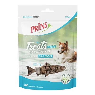 PRINS TREATS ZALM MINI 120 GR PRINS TREATS ZALM MINI 120 GR