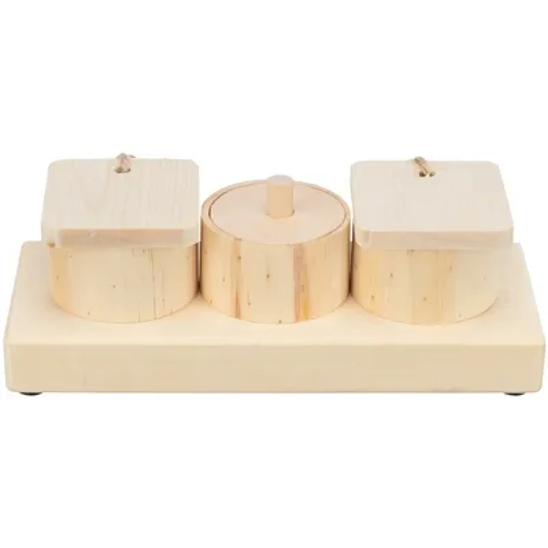 TRIXIE SNACK CUPS VOOR RATTEN EN KONIJNEN HOUT 15X45X6 CM