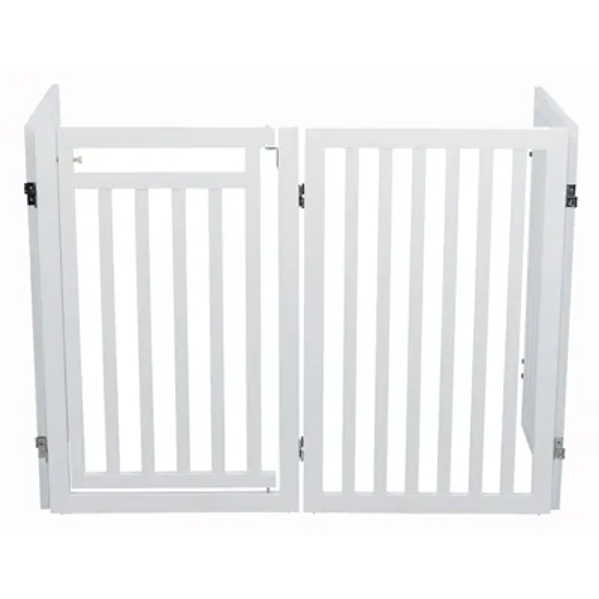 TRIXIE HONDENHEK MET DEUR WIT 60-160 X 81 CM