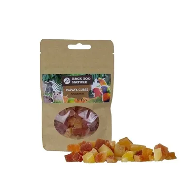 BACK ZOO NATURE PAPAYA CUBES 50 GR BACK ZOO NATURE PAPAYA CUBES 50 GR