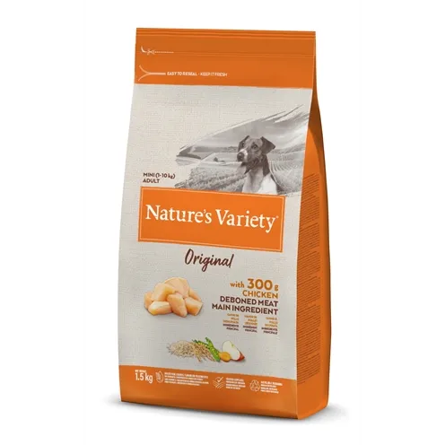 NATURES VARIETY ORIGINAL ADULT MINI CHICKEN 1,5 KG NATURES VARIETY ORIGINAL ADULT MINI CHICKEN 1,5 KG