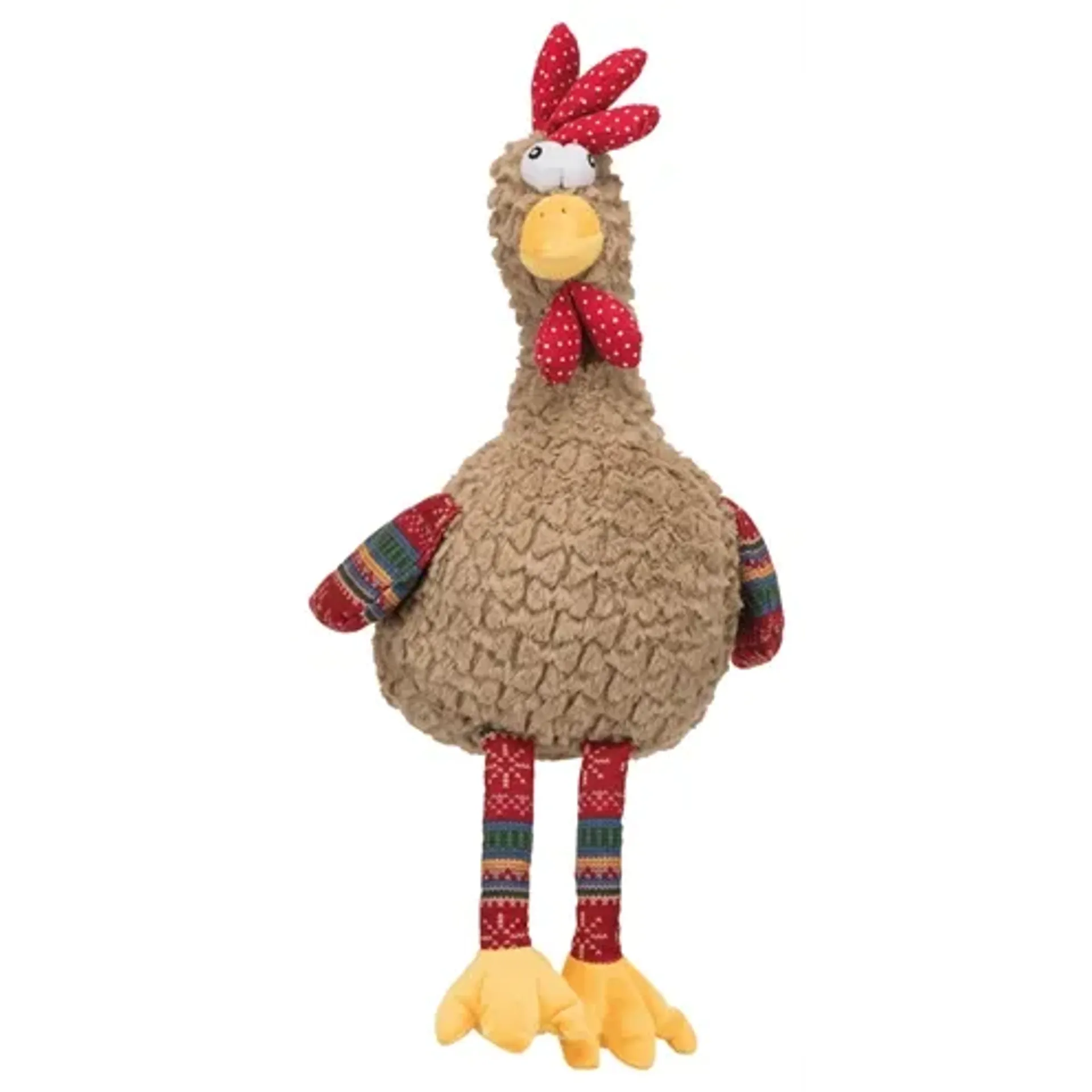 TRIXIE PLUCHE HAAN MET DIERENGELUID 60 CM