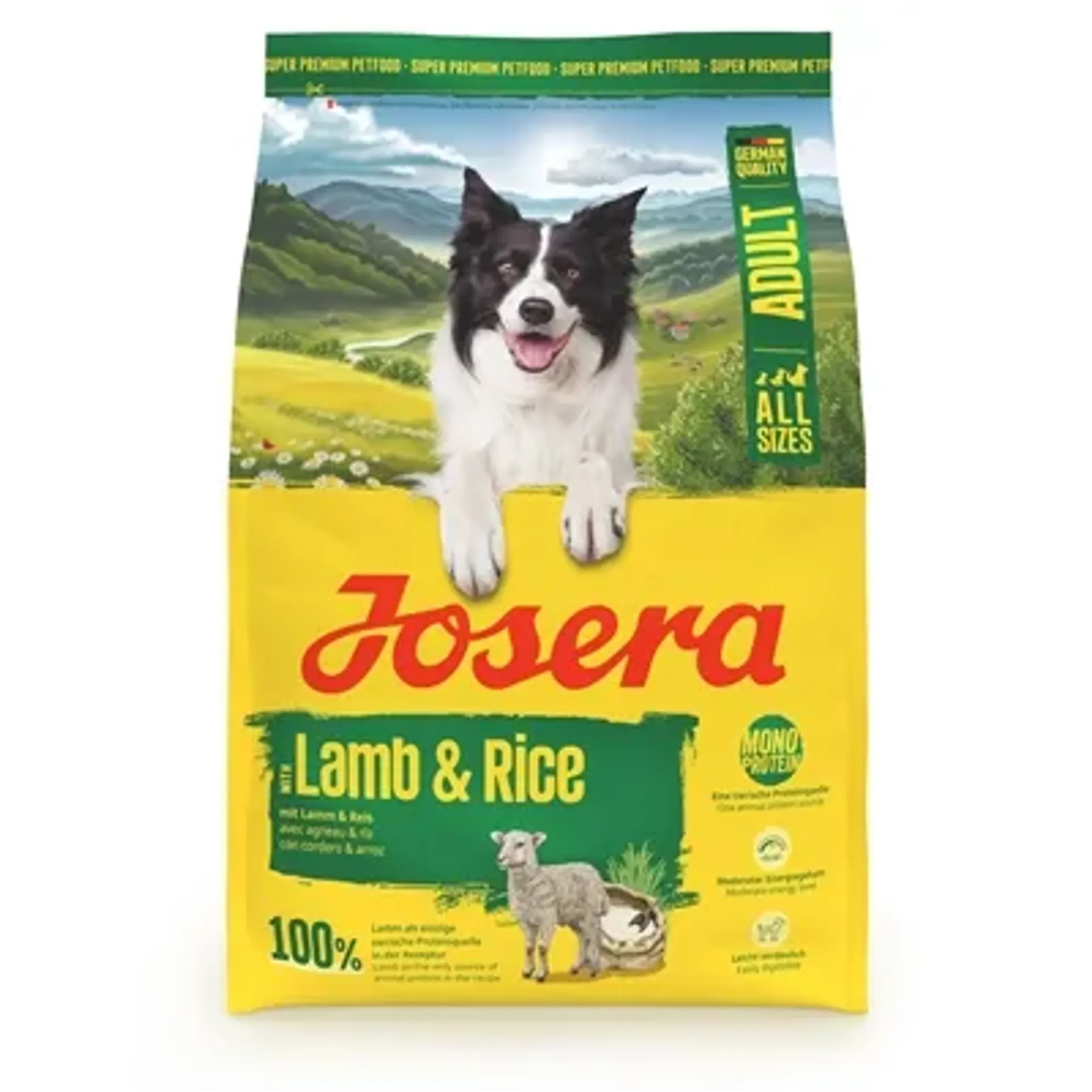 JOSERA ALL SIZES ADULT LAMB / RICE 3 KG