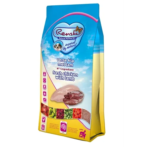 RENSKE SUPER PREMIUM PUPPY KIP / LAM 12 KG RENSKE SUPER PREMIUM PUPPY KIP / LAM 12 KG