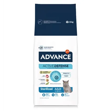 ADVANCE CAT STERILIZED TURKEY 15 KG ADVANCE CAT STERILIZED TURKEY 15 KG