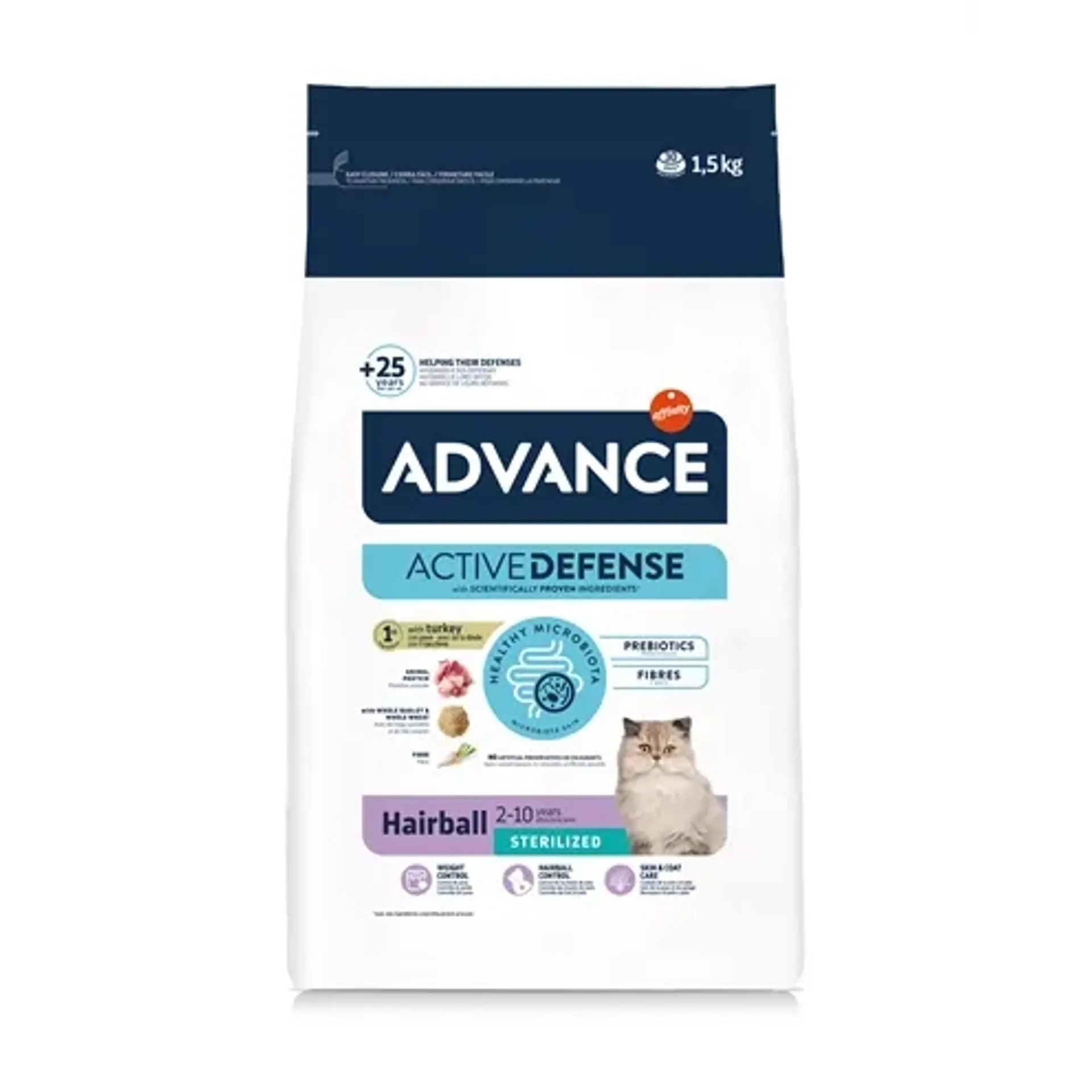 ADVANCE CAT STERILIZED HAIRBALL 1,5 KG