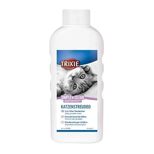 TRIXIE SIMPLE’N’NCLEAN GEURVERDRIJVER KATTENBAK BABYPOEDERGEUR 750 GR TRIXIE SIMPLE’N’NCLEAN GEURVERDRIJVER KATTENBAK BABYPOEDERGEUR 750 GR