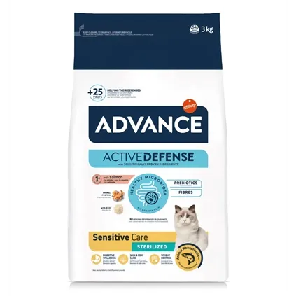 ADVANCE CAT STERILIZED SENSITIVE SALMON 3 KG ADVANCE CAT STERILIZED SENSITIVE SALMON 3 KG