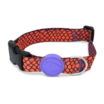MORSO HALSBAND HOND GERECYCLED URBAN LIZARD ROOD 37-58X2,5 CM MORSO HALSBAND HOND GERECYCLED URBAN LIZARD ROOD 37-58X2,5 CM