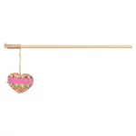 TRIXIE KATTENHENGEL HART HOUT / PLUCHE MET KATTENKRUID / CATNIP 40 CM TRIXIE KATTENHENGEL HART HOUT / PLUCHE MET KATTENKRUID / CATNIP 40 CM