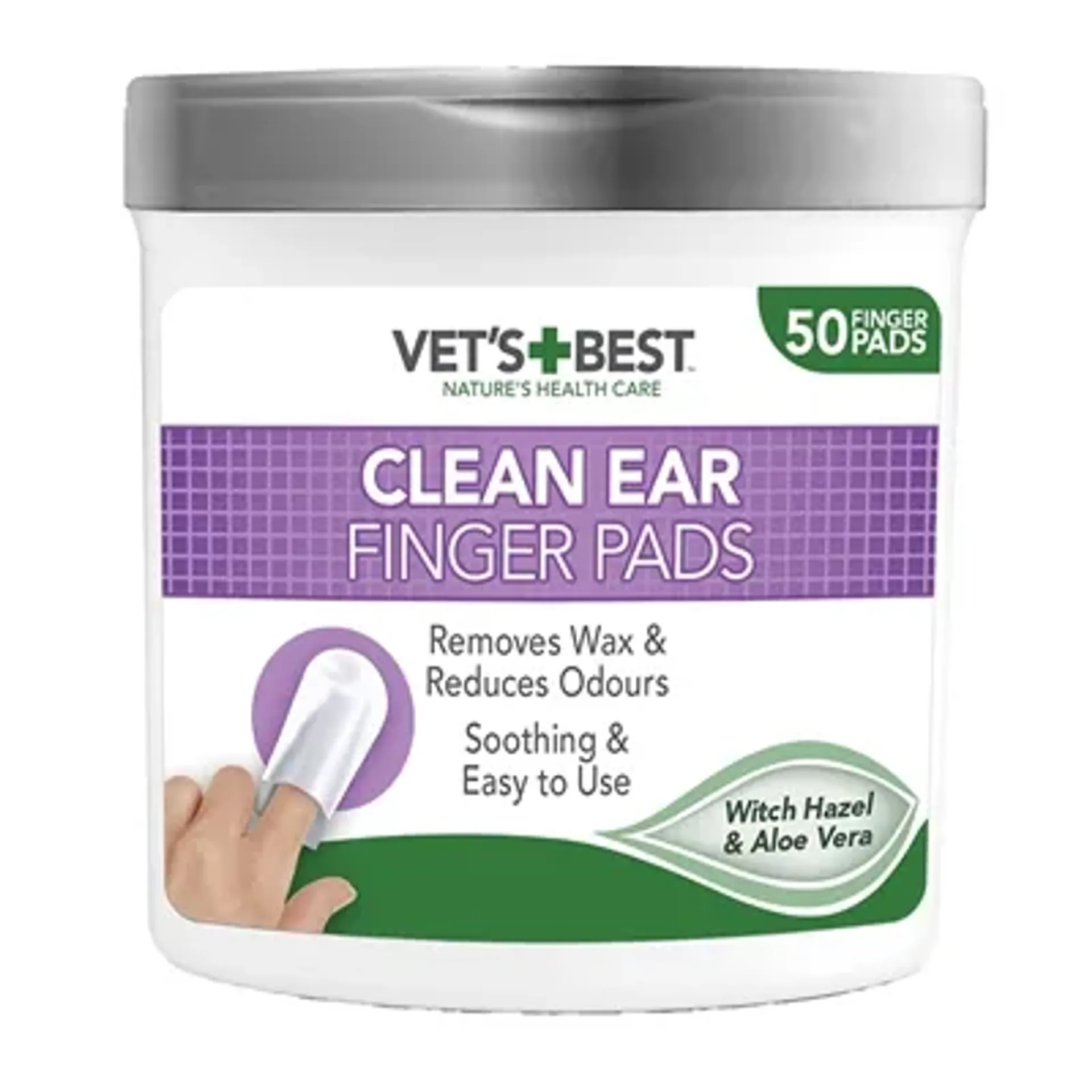 VETS BEST CLEAN EAR FINGER PADS 50 ST